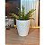 Kit Vaso redondo diamante P com planta artificial folhagem B ( 5022) - Imagem 5