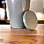 kit com 3 vasos redondo coluna liso 2 3 e 4 com pratos coletor - Imagem 11