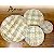 Kit 4 peneiras de palha de milho decorativa parede P M G e GG - Imagem 1