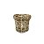 Vaso Cachepot de palha de taboa N1 com tampa - Imagem 3
