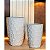 Kit com Vasos para plantas em polietileno estilo Pedra P e M - Imagem 9