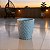 Vaso para decoração e plantas - polietileno diamante P COM PRATO COLETOR, resistente, luxo e moderno para sala - Imagem 6