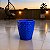 Vaso para decoração e plantas - polietileno diamante P COM PRATO COLETOR, resistente, luxo e moderno para sala - Imagem 8