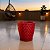 Vaso para decoração e plantas - polietileno diamante P COM PRATO COLETOR, resistente, luxo e moderno para sala - Imagem 11