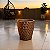 Vaso para decoração e plantas - polietileno diamante P COM PRATO COLETOR, resistente, luxo e moderno para sala - Imagem 9