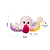Mini Polvo Plush Rosa - Imagem 3
