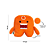 Monstro Mordida Laranja - Imagem 3
