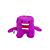 Monstro Mordida Roxo - Imagem 1