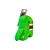 Monstro Mordida Verde - Imagem 2