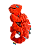 Camaleão Pet Laranja - Imagem 1