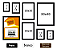 Kit 8 Molduras Com Vidro Madeiras Painel - Imagem 1