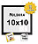 Kit Quadro 10x10 Moldura Madeira Fotos Com Vidro - Imagem 2
