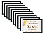 Kit 10 Molduras 62x45 Quadros 45x62 Madeira Com Vidro E Fundo Mdf - Imagem 1