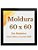 Moldura Quadro 60x60 Foto Impressão Fotografia Com Vidro - Imagem 1
