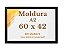 Moldura 60x42 A2 Para Quadro Poster C/Vidro Madeira - Imagem 1