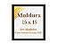 Quadro 15x15 Moldura Parede Em Madeira Com Vidro - Imagem 1
