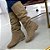 Bota tubular montaria em couro camurça - Modelo Lavoliie Linha Clássicos - Imagem 1