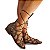 Sandália Feminina em couro Gladiadora - Modelo Lavoliie Linha Clássicos - Imagem 3