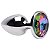 Plug Anal Aço Inox Colorido "P" com Detalhe de Pedra Brilhante no Formato Redondo - Sexy Import - Imagem 17