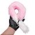 Plug Anal de Metal em Formato Cônico e Realístico Rabo de Raposa Rosa e Branco - Sexy Import - Imagem 1