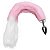 Plug Anal de Metal em Formato Cônico e Realístico Rabo de Raposa Rosa e Branco - Sexy Import - Imagem 2
