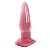 Plug Anal Translúcido Rosa em PVC Gel com Base Achatada 12,0 X 3,5cm - Adão e Eva - Imagem 2