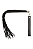 Chicote Sino BDSM com tiras em Corda de 40cm - Dominatrixxx - Imagem 1