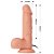 Prótese Realística com Vibrador Multivelocidades Interno Beautiful Bahamut  - 21,8 x 4,3 cm - Vip Mix - Imagem 2