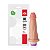 Prótese Peniana 8 em PVC com Vibrador Multivelocidade - 16,0x4,0 cm  - Adao e Eva - Imagem 1