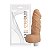 Prótese Realística Cyberdildo com Glande e Escroto, Feito em Cyber Skin com Multivelocidade - 18,5x5cm - Big Boss Adão e Eva - Imagem 1