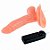 Pênis Rotativo com Escroto Vibro e Ventosa Super Rota Dong - Miss Collection - Imagem 1
