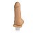 Prótese Realística Cyberdildo com Glande e Escroto, Feito em Cyber Skin com Multivelocidade - 18 x 4 cm - Adão e Eva - Imagem 2