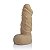 Prótese Peniana CyberDildo Big Boss em Cyberskin com Vértebras Articuláveis , Glande e Escroto Definidos - 18,5 x 5 cm - Adão e Eva - Imagem 2