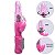 Vibrador Rotativo Rabbit em Jelly Macio Com 12 Vibrações  Disponível em 2 Cores - 22,0 X 3,0 cm - Vipmix - Imagem 12