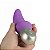 Vibrador Estimulador de Clitóris e Ponto G Recarregável em Silicone com 10 Modos de Vibrações - 9 x 3,4 cm - Leke Horn Vipmix - Imagem 4
