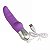 Vibrador Estimulador de Clitóris e Ponto G Recarregável em Silicone com 10 Modos de Vibrações - 9 x 3,4 cm - Leke Horn Vipmix - Imagem 5