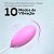 Vibrador de Ponto G com 10 Modos de Vibração e Massageador de Clitóris com 3 Modos de Sucção, Recarregável -  Dream Lover Moon Adão e Eva - Imagem 4