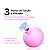 Vibrador de Ponto G com 10 Modos de Vibração e Massageador de Clitóris com 3 Modos de Sucção, Recarregável -  Dream Lover Moon Adão e Eva - Imagem 3