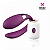 Vibrador para Casal Recarregável em Silicone com 7 Modos de Vibrações e Controle Remoto Sem Fio Dibe - Disponível em 2 Cores - Sexy Import - Imagem 4