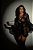 Selena – Robe Transparente em Tule com Renda - Preto - Imagem 1