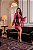 Livia – Robe em Tule Liso com Renda e Cinta em Cetim - Pink - Imagem 6