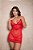 Camisola Bianca – Tule Transparente e Renda + Calcinha Fio Dental - Rubi - Imagem 3