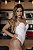 Body Gabi – Com Bojo, Tule Liso e Renda + Recortes Modernos com Transparência - Branco - Imagem 5