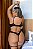 Conjunto Plus Size Sabrina - Conjunto Sexy com Choker Bicth e Ligas Sedutoras - Preto - Imagem 2