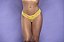 Calcinha Charlote – Renda Delicada com Lacinhos Sensuais - Amarelo - Imagem 1