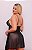 Camisola Camélia – Conjunto Sexy com Tule e Renda - Preto - Imagem 3