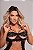 Camisola Presente Safado – Sensualidade com Transparência e Renda - Preto - Imagem 4