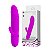 ARND Vibrador Feminino Duplo em Formato de Pênis e Estimulador de Clitóris em Silicone - Roxo - Pretty Love - Imagem 1