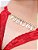 Calcinha Gislaine - Frases Com Strass - Vermelha - Imagem 4