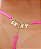 Calcinha Fetiche com Strass Personalizada – Pink - Imagem 1